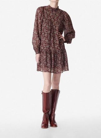 Vanessa Bruno Marron Bethany Mini Dress In Classic Brown