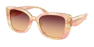 Coach HC8450U CDP48 5934W8 Womens Sunglasses Orange Size 52