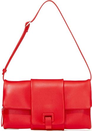 Proenza Schouler Flip leather shoulder bag - women - Lamb Skin - One Size - Red