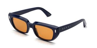 Marni Etezea Deep Blue UWF Mens Sunglasses Blue Size 53