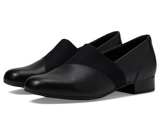 Clarks Juliet Gem High Womens Heels Black Leather : 5.5 B - Medium, Leather/Rubber