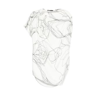 Fabiana Filippi Twill Silk Top - female - Fabiana Filippi - Blouses - White - M - Blouses & Shirts