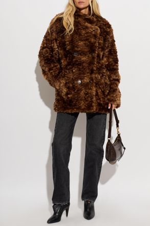 Isabel Marant Jya Faux Fur, Womens, Brown