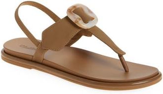 Olukai Lai Slingback Sandal in Tan /Tan at Nordstrom, Size 11