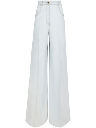 Nina Ricci Jeans svasati a vita alta - Blu