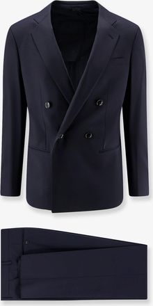 Giorgio Armani Abito slim in tela leggera di lana vergine - GIORGIO ARMANI - gender_Man