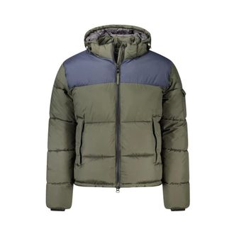 North Sails Winter Jackets, male, Green, L, Green Polyester Jacket