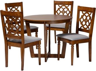 Baxton Studio Valerie Modern 5pc Dining Set
