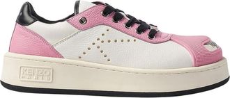 Kenzo Hoops Sneakers - Dames - Sneakers - Wit - 36 EU - Leer - Schoenen