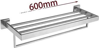OEM Accesorios De Ba&ntilde;o, Toallero De Acero Inoxidable, Portarrollos De Papel Higi&eacute;nico, Toallero De 600 Mm