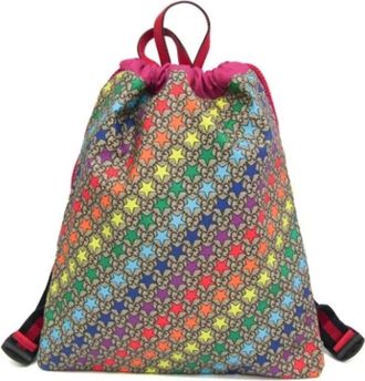 Gucci Pre-owned Backpacks, female, Multicolor, Size: ONE SIZE Pre-owned Fabric gucci-bags