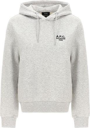 A.P.C. Melange grey cotton sweatshirt
