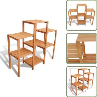 vidaXL The Living Store Supporto per Piante da Giardino 97 x 31 x 87 cm - Scaffale per piante