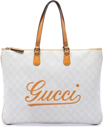 Gucci Pre-owned Gucci Large GG Supreme Heritage Logo Tote Ladies P31OPKUKYXIXMQ38