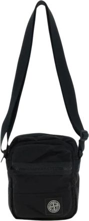 Stone Island Hombre, Bolsos, Negro, Talla: ONE Size