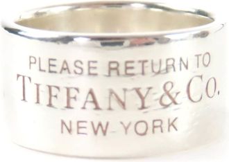 Tiffany & Co. Silver Silver 925 Band Ring (Pre-Owned)