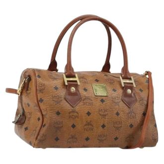 MCM Pre-owned Handtas - Dames - Vintage Handtas - Bruin - ONE Size - Leer - Vintage