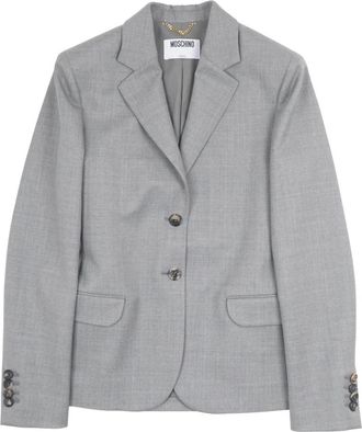 Moschino Blazers - Dames - Blazers - Grijs - S - Jassen