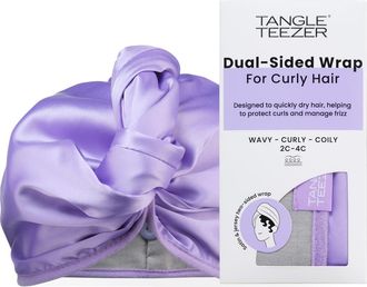 Tangle Teezer Dual Sided Hair Wrap in Lilac/Grey at Nordstrom