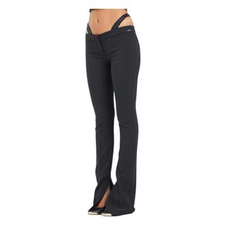 Elisabetta Franchi Mujer, Pantalones, Negro, Talla: L