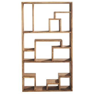 Maisons du monde Estanter&iacute;a desigual de madera de palo rosa 110 cm