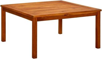 vidaXL Garden Coffee Table 85x85x45 cm Solid Acacia Wood Vidaxl
