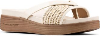 Donald J Pliner Farrahst Platform Wedge Sandal in Bone at Nordstrom Rack, Size 9.5