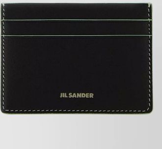 Jil Sander leather cardholder