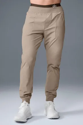 Alo | Co-Op Pants in Gravel Beige, Size: XS