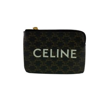 Celine Brown Pvc Coin Purse/Coin Case (Pre-Owned)