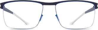 Mykita Occhiali rettangolari Dalton - Blu