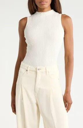 BOSS Sarepilk Sweater Tank in Open White at Nordstrom Rack, Size Xx-Large