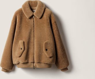 Miu Miu Shearling blouson jacket
