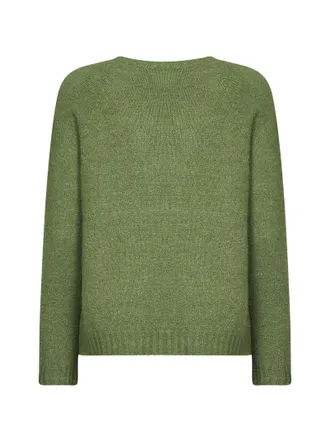 Max Mara Alpaca-Blend Crewneck Sweater - Green