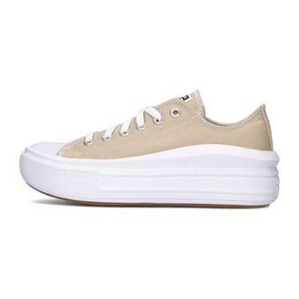 Converse Schoenen, Dames, Beige, 40 EU, Beige Canvas Lage Sneakers