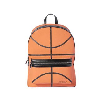 Off-white Basket Round Logo Backpack Orange Bags > Backpacks