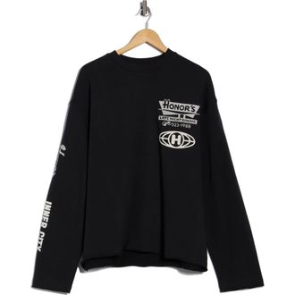 Honor The Gift LA Nights Embroidered Logo Graphic T-Shirt in Black at Nordstrom Rack, Size Xx-Large