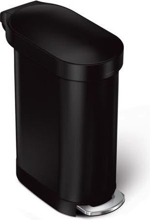 Simplehuman 45L slim step can in Matte Black at Nordstrom