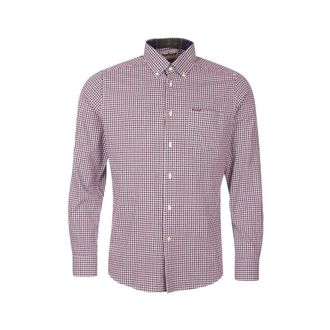 Barbour Camicia Quadretti - Heren - Casual Overhemden - Rood - XL - Katoen - Overhemden