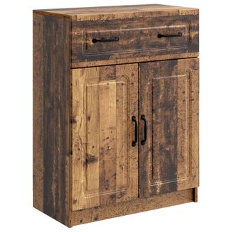 vidaXL Aparador Con Caj&oacute;n Madera Envejecida 66 X 34,5 X 87 Cm Vidaxl