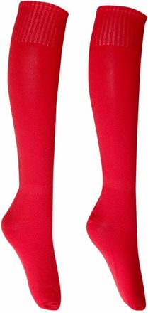 Generic Cocila White Ankle Socks Football Long Sport Knee High Large Soccer Rugby Stocks For Men Mens Black (Red, One Size) 3-5 Size Women Multipack Ladies La