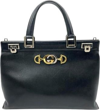 Gucci Pre-owned Handbags, female, Black, Size: ONE SIZE Pre-owned Vintage Handbag