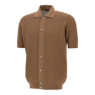 FILIPPO DE LAURENTIIS Heren, Truien, Bruin, Maat: 2XL Katoen