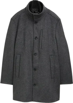 Tom Tailor Heren, Mantels, Grijs, Maat: 2XL