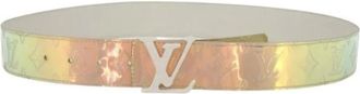 Louis Vuitton Pre-owned Belts, female, Multicolor, Size: ONE SIZE Pre-owned Canvas Belt