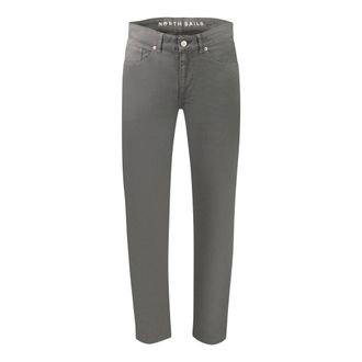 North Sails Straight Jeans, male, Gray, Size: W33 Broken Twill 5-Pocket Pants