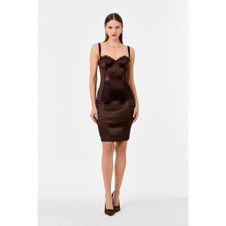 Nicholas Dara Top in Espresso at Nordstrom, Size 12