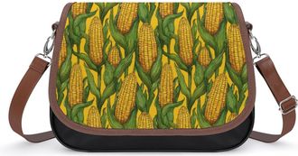 Generic Corn On The Cob Fashion Womens Crossbody Bags Novelty Handbag Shoulder Bag Purse