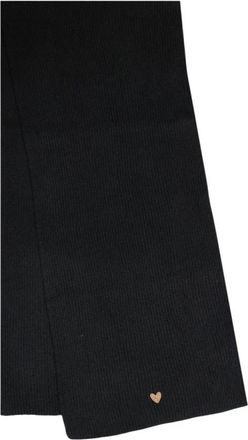 Pieces Winter Scarves, female, Black, Size: ONE SIZE Luxurious Wool-Blend Scarf