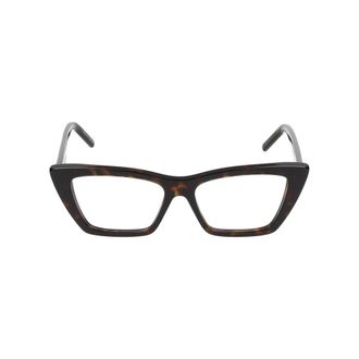 Saint Laurent Glasses, female, Brown, Size: 53 MM Mica OPT 004 Eyeglasses Havana Transparent